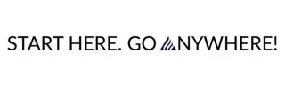 Start Here. Go Anywhere. logo